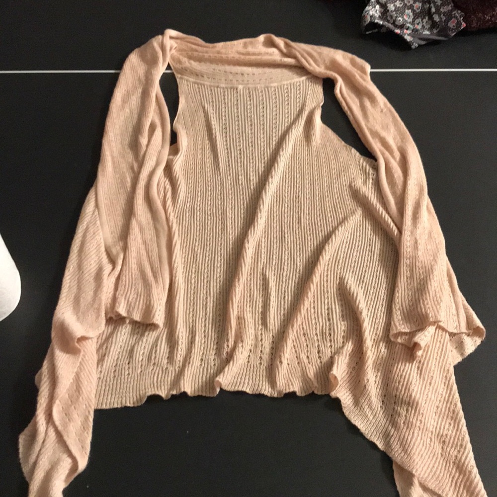 Sleeveless Cream Sweater
